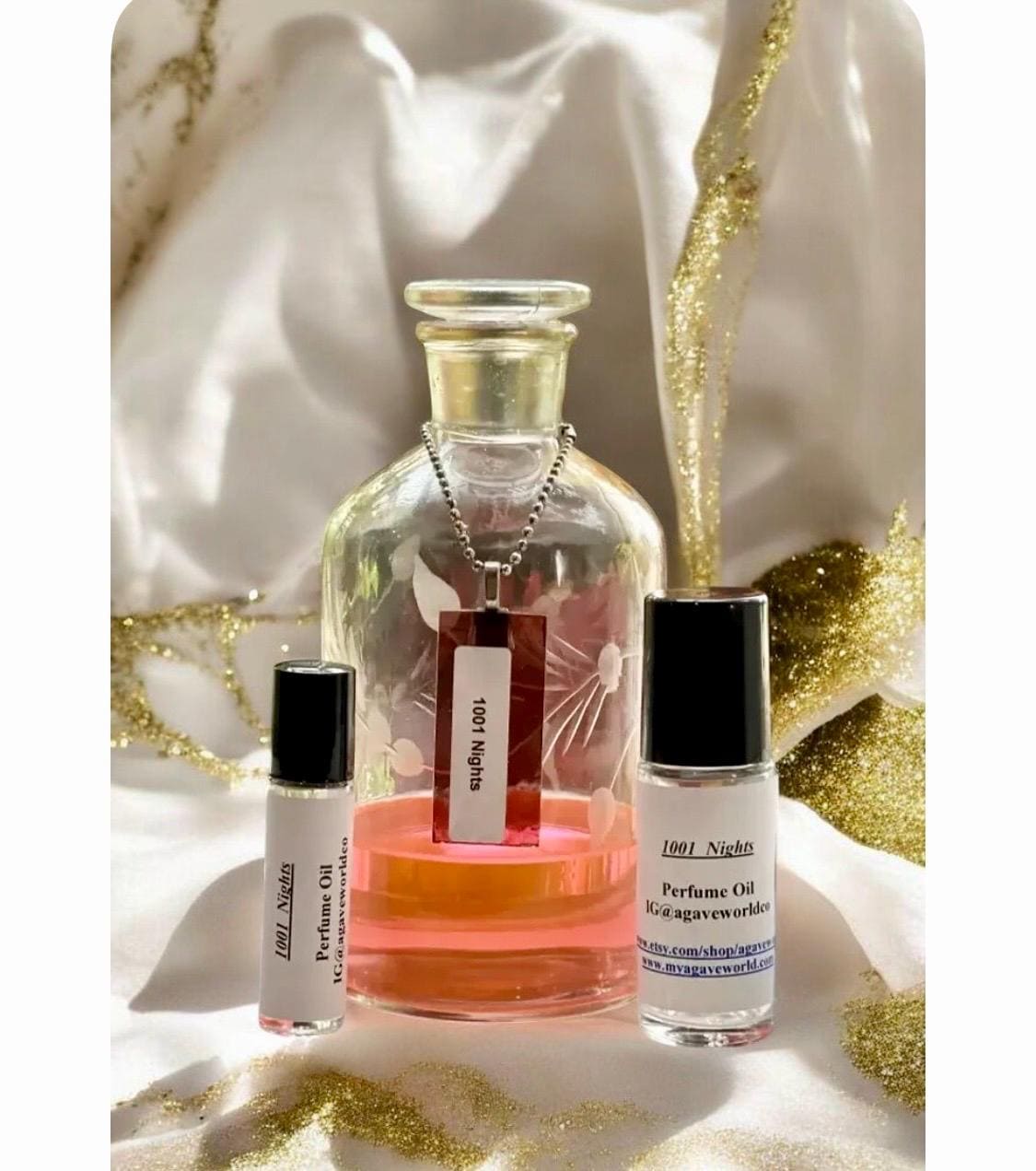 1001 Nights Perfume Oil/ Roll- On Bottle