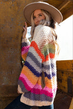 Wrapped up in Color Knit Cardigan