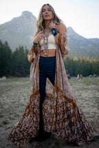 Paisley Tapestry Free Flow Duster Kimono